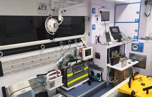 5G急救装备/互联网+院前急救天荣医疗-安徽亳州市人民医院，5G+智慧急救，上车即入院，急救更高效！