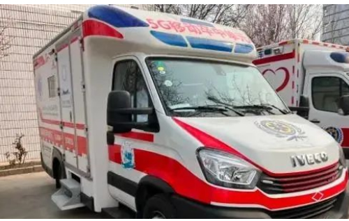 5G医疗健康/5G智慧急救车天荣医疗-5G智慧卒中救护车，上车即入院！