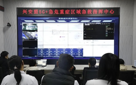 智慧急救云/ 急诊急救信息化系统天荣医疗-内蒙古兴安盟上线5G+急危重症区域急救指挥中心！
