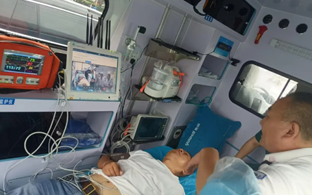 5G急救装备/院前急救信息传输天荣医疗-病人定位系统：急救中的生命导航！