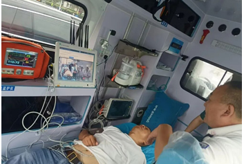 120急救转运监护/智慧急救系统天荣医疗-救护车装上